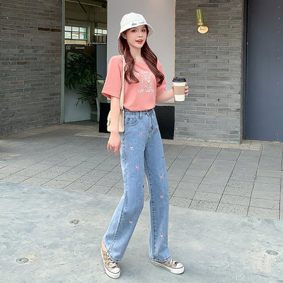 Pantalones Anchos Love Jeans para Mujer - Image 5