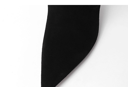 Botas Altas Plisadas con Tacón Alto - Estilo Fashion Rodilla - Image 6