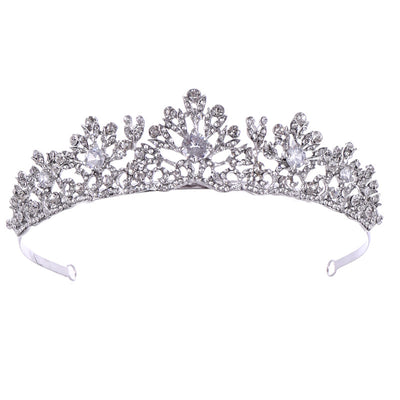 Diadema Corona Princesa con Cristales de Circón para Cumpleaños - Image 6