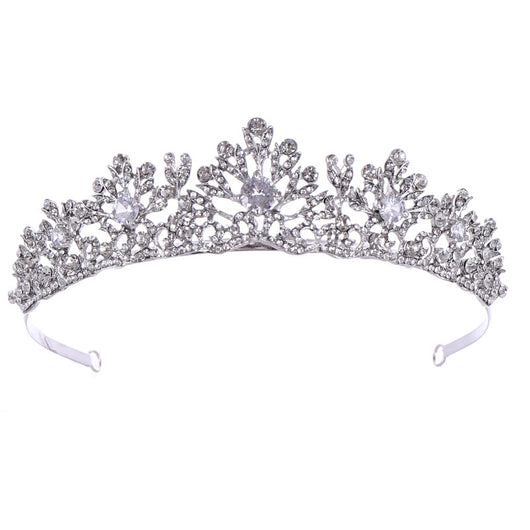 Diadema Corona Princesa con Cristales de Circón para Cumpleaños - Image 6