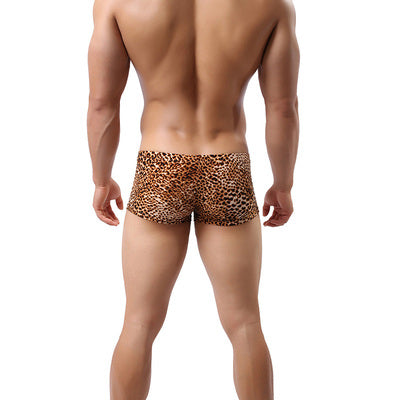Bóxers Estampado Leopardo Cintura Baja Talla Grande para Hombre - Image 2