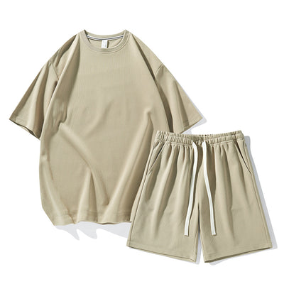 Conjunto Deportivo Hombre Verano Seda Helada Ligero Cómodo - Image 3