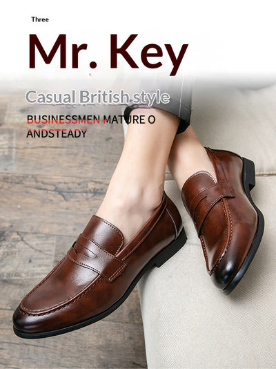 Zapatos de Cuero Minimalistas Punta Afilada Estilo Británico - Image 13