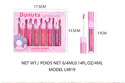 Set de 6 Brillos Labiales de Alto Brillo con Diamantes - Image 6