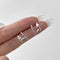Aretes de Plata Esterlina S925 de Lujo Ligero para Mujer