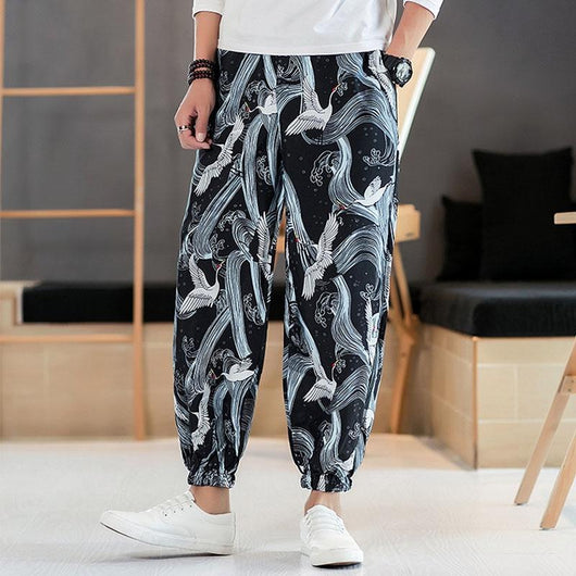 Pantalones Casuales Cómodos para Hombre Crane - Bloomers Holgados - Image 18
