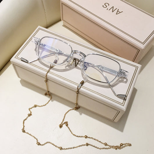 Gafas de Sol Semimontadura con Cadena - Diseño Cóncavo Trendy - Image 18
