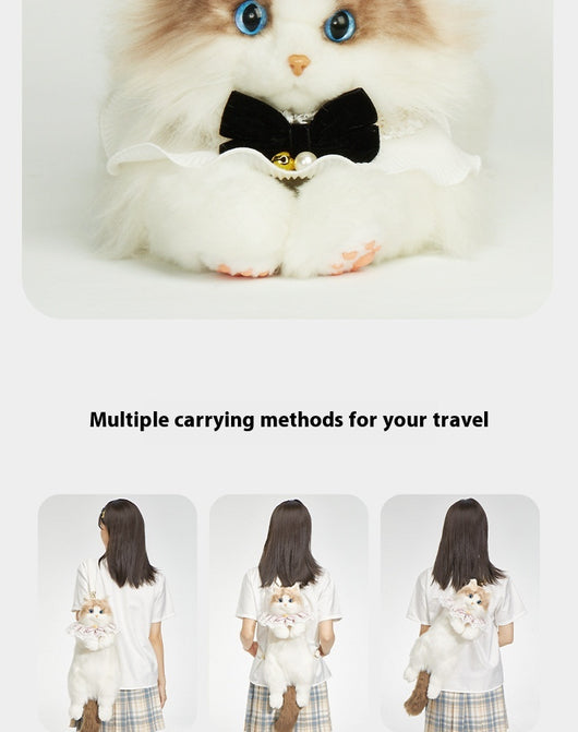 Peluche Gato Muppet - Muñeco Suave de Espalda - Image 10