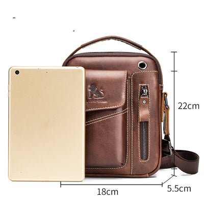 Bolso Bandolera de Cuero para Hombre - Estilo Ejecutivo - Image 3