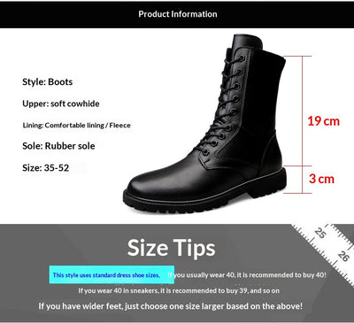 Botas Martin de Cuero Premium con Cierre y Suela Flexible - Image 8