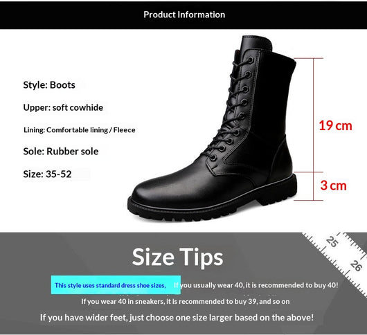 Botas Martin de Cuero Premium con Cierre y Suela Flexible - Image 8