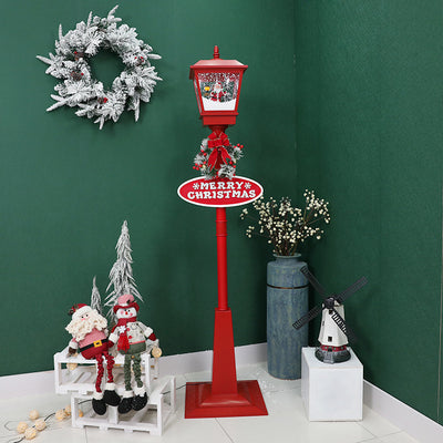 Decoración Navideña Iluminada: Papá Noel, Muñeco de Nieve y Árbol con Efecto Nieve