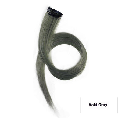 Extensiones de Cabello Teñido con Mechones de Colores Vibrantes - Image 27