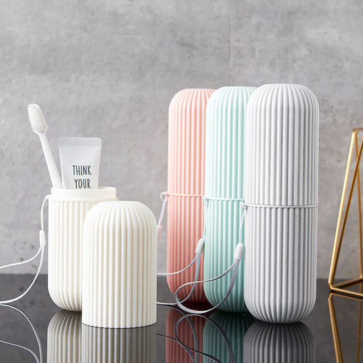 Estuche Portátil para Cepillo de Dientes con Kit de Viaje