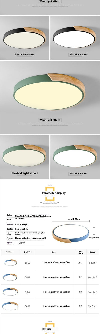 Lámpara de Techo Minimalista con Luz Creativa LED - Image 18