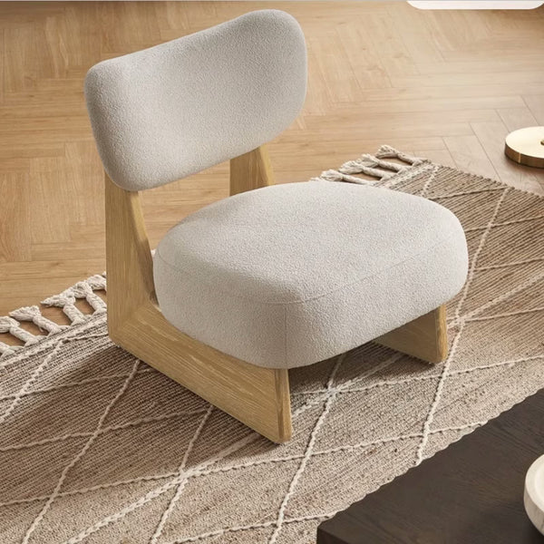 Sillón de Diseño Wabi-Sabi en Tela Única