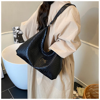 Bolso de Hombro Retro Premium para Mujer - Bolso Tejido de Gran Capacidad - Image 14