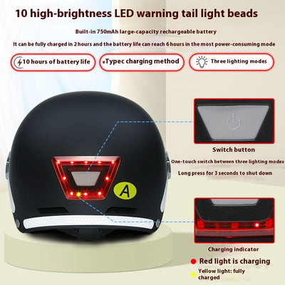 Casco Inteligente con Bluetooth, Control por Voz y Luz de Alerta - Image 11