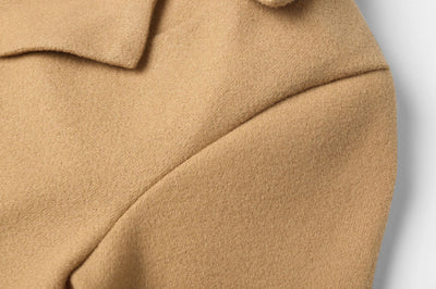 Chaqueta de Lana con Solapa Slim y Cinturón Integrado - Image 16