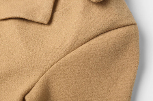 Chaqueta de Lana con Solapa Slim y Cinturón Integrado - Image 16