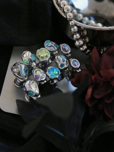Uñas Personalizadas K9 con Gemas Incrustadas en Relieve - Image 8
