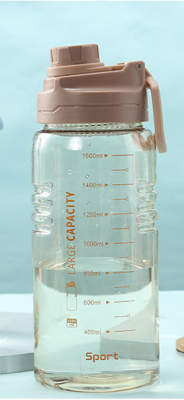 Botella Térmica Deportiva Transparente Resistente al Calor - Vaso Portátil para Viajes - Image 13