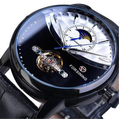 Reloj Mecánico Automático Sinai con Diseño Calado para Hombre - Image 9