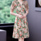 Falda Elegante Efecto Adelgazante con Estilo Occidental