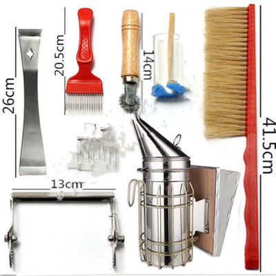 Kit Profesional de 8 Herramientas para Apicultura con Ahumadores - Image 5