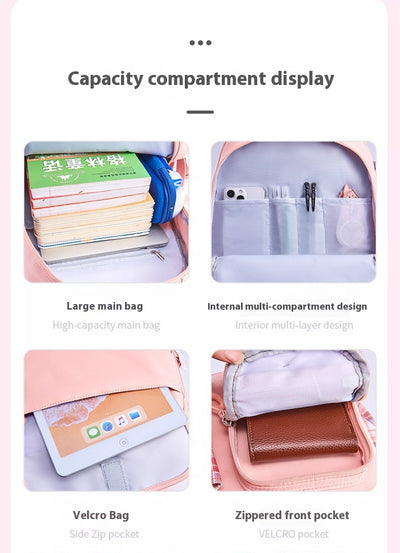 Mochila Infantil Ergonómica de Gran Capacidad con Protección Espinal - Image 31
