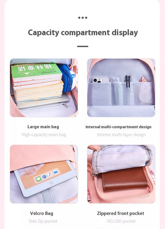 Mochila Infantil Ergonómica de Gran Capacidad con Protección Espinal - Image 31