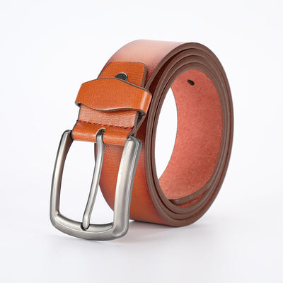 Cinturón Casual de Cuero Sintético para Hombre con Hebilla de Pasador - Image 4