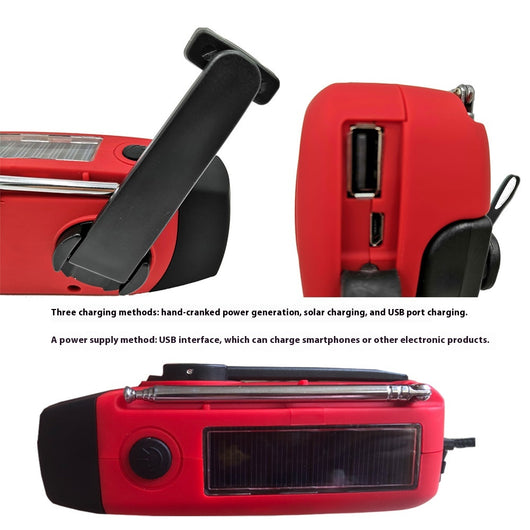 Radio de Emergencia Solar Portátil con 3 LEDs - Image 4