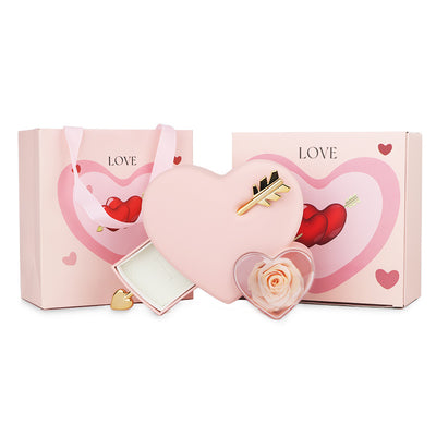 Caja de Joyería Doble Corazón en Plástico - Image 8