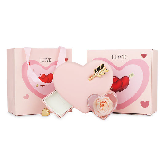 Caja de Joyería Doble Corazón en Plástico - Image 8