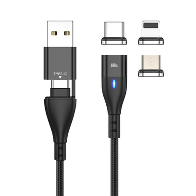 Cable de Carga Rápida Magnético 100W con Transferencia de Datos 5A - Image 3