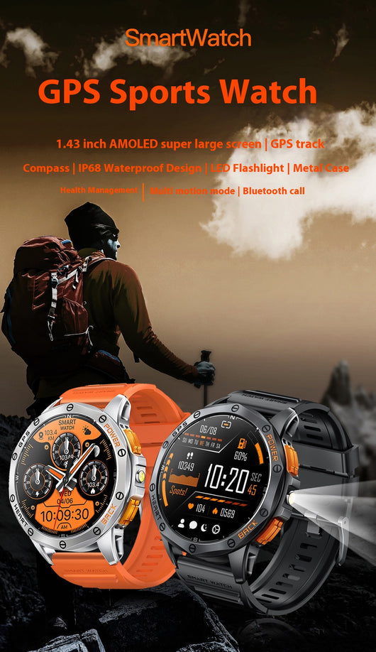 Reloj Inteligente K67 con Brújula, Llamadas Bluetooth y Pantalla AMOLED - Image 10
