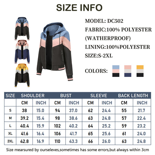 Chaqueta Cortavientos Ligera con Capucha para Mujer - Image 6
