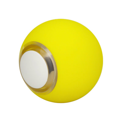 Light blue pet toy ball with a smooth finish and silver-toned accents, designed for interactive play. - Image 7