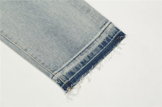Jeans Hombre Lavado Claro Corte Recto Oversize - Image 13