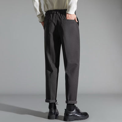 Pantalones Casuales Slim Fit en Lana para Hombre - Image 12