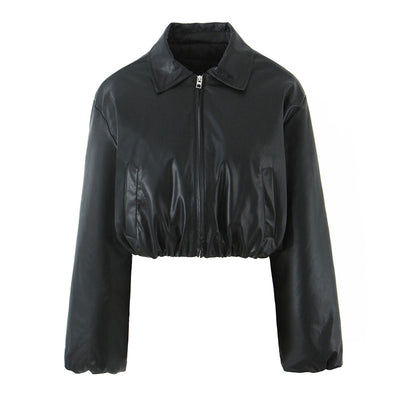 Chaqueta Acolchada Negra para Mujer - Diseño Moderno y Cálido - Image 2