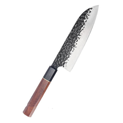 Cuchillo Multiusos de Chef con Mango Octagonal y Patrón Forjado - Image 14