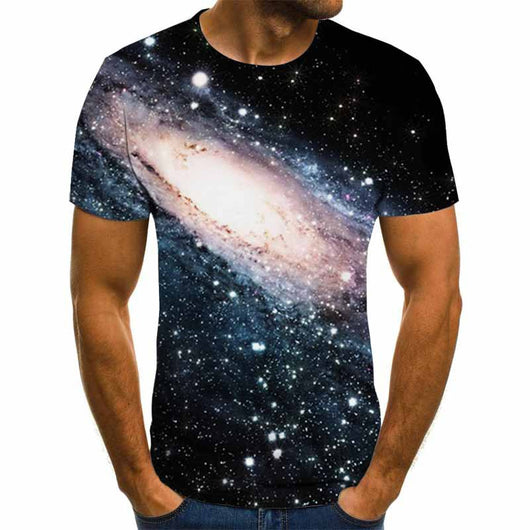 Playera Casual para Hombre con Impresión 3D Digital - Image 6