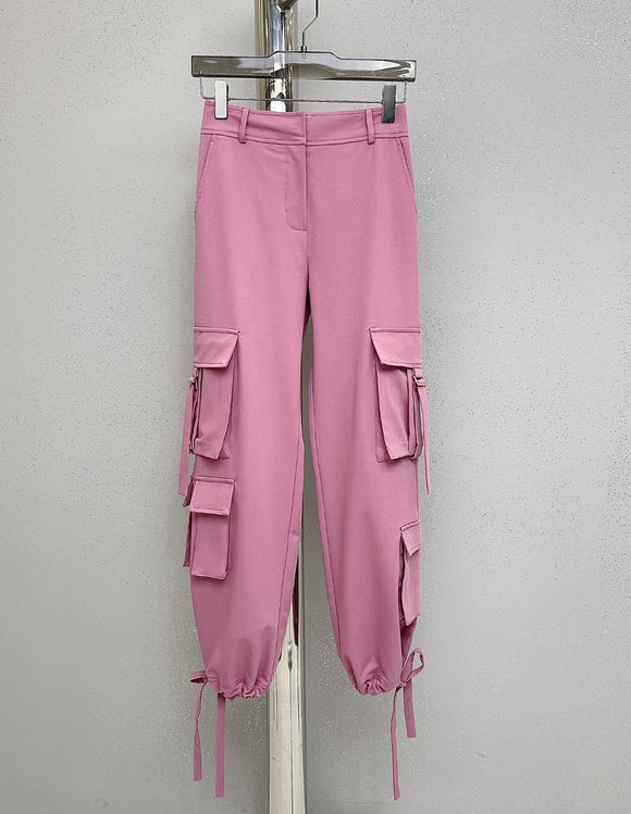 Pantalón Cargo Millennium Spice con Múltiples Bolsillos y Cintura Ajustable