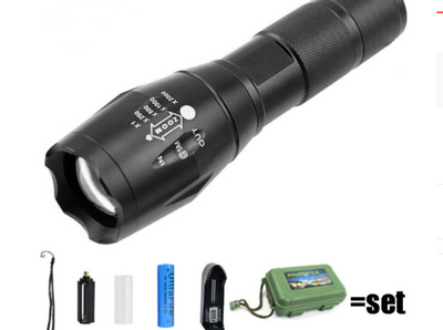Linterna Táctica Recargable Ultra Potente - Impermeable para Defensa y Aventura - Image 6