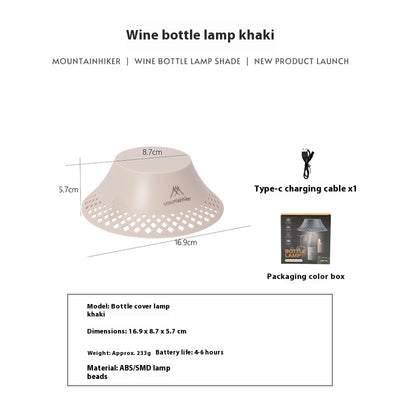 Lámpara Camping de Botella de Vino - Linterna Portátil para Exteriores - Image 5