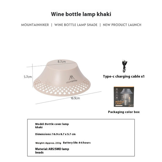 Lámpara Camping de Botella de Vino - Linterna Portátil para Exteriores - Image 5