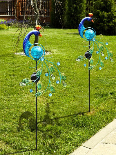 Lámpara Solar Decorativa Pavo Real para Jardín - Image 18