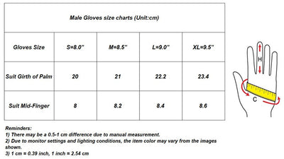 Guantes de Piel de Oveja Tejidos con Pantalla Táctil y Forro de Terciopelo para Hombre - Image 10